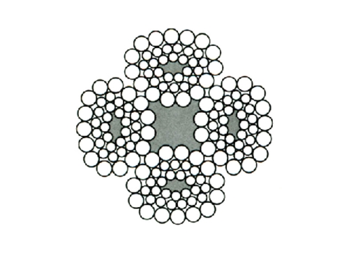 双鸭山4股扇形股钢丝绳